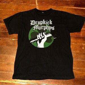 Large Dropkick Murphys Right to Work Black Graphic Shirt